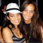 Joan Smalls with her sister Erika Smalls
