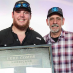 Luke Combs with his father Chester Combs