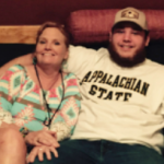 Luke Combs with his mother Rhonda Combs
