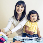 Marie Kondo with her daughter Satsuki