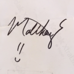 Matthew Espinosa signature