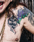 Ozzy Osbourne Tattoo on chest