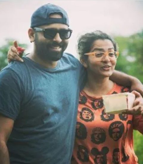 Parvathy Thiruvothu with her boyfriend Aum Thiruvoth