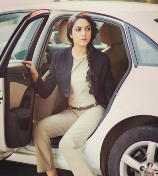 Ritu Varma with her Audi car