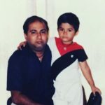 S. Thaman with his father Ghantasala Siva Kumar