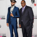 Swizz Beatz with his father Terrence Dean