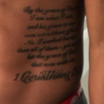 Trae Young Tattoo on body