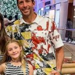 Travis Pastrana with his daughter Addy Pastrana 