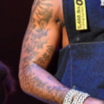 YFN Lucci Tattoo on right hand