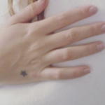 Adriana Ugarte Tattoo on fingers