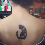 Anna Akana Tattoo on back