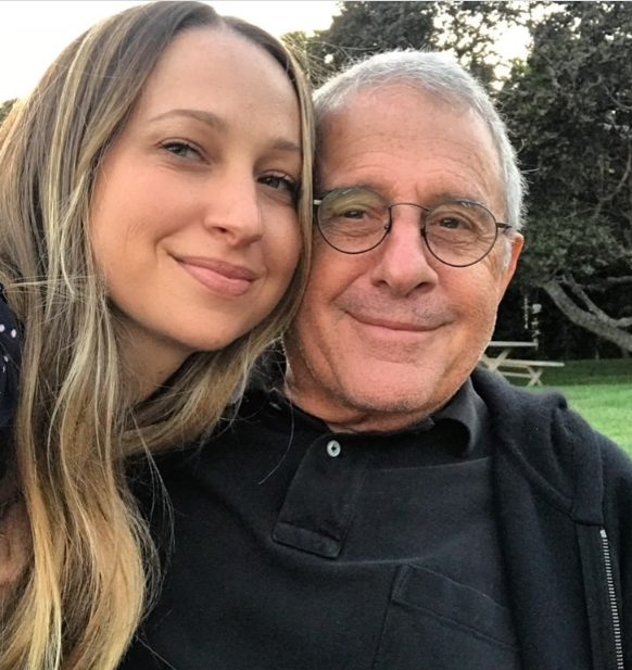 Jennifer Meyer with her father Ronald Meyer