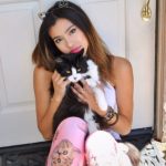 Kara Royster with her pet cat