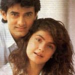 Pooja Bhatt with Aamir Khan