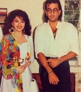 Sanjay Dutt with his ex-girlfriend Richa Sharma