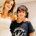 Sussanne Khan with her son Hridhaan Roshan -
