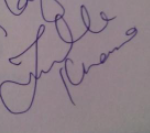 Twinkle Khanna Signature
