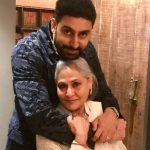 Abhishek Bachchan with his mother Jaya Bachchan