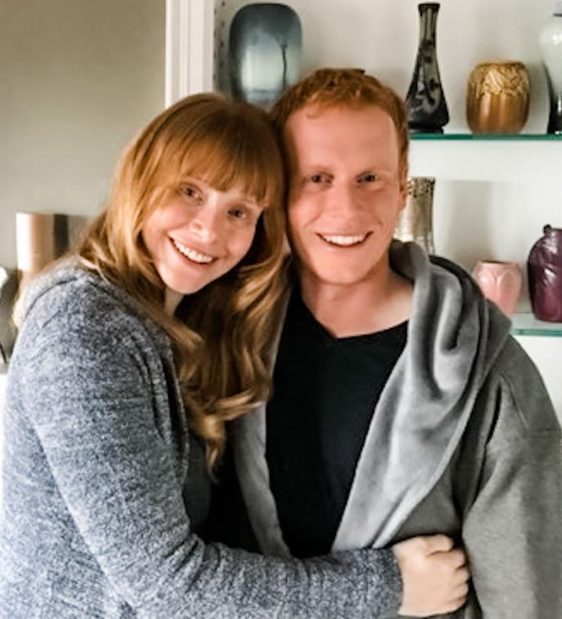 Bryce Dallas Howard with her brother Reed Howard