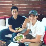 David Henrie with his brother Lorenzo James Henrie 