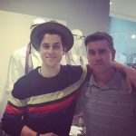 David Henrie with his father James Wilson Henrie