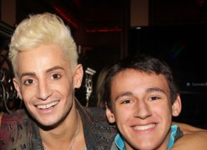 Frankie Grande with his half brother James Marchione