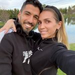 Luis Suarez with his wife Sofia Balbi 