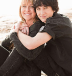 Mitchel Musso with his mother Katherine