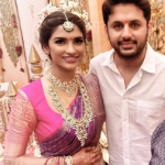 Nithin with his wife Shalini Kandukuri