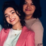 Paulina Chavez with her mother Patricia