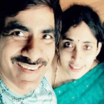 Ravi Teja with his wife Kalyani Teja