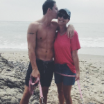 Shane Harper with his mother Tanya Harper