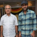 Sharwanand with his father MRV Prasad Rao