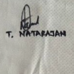T. Natarajan signature