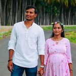 T. Natarajan with his girlfriend Pavithra Natarajan