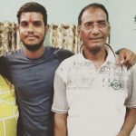 Yash Dayal with his father Chandarpal Dayal