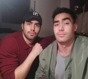 Clint Bondad with his brother Kirk Bondad