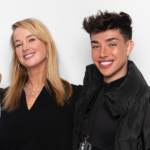 James Charles with his mother Christine Dickinson