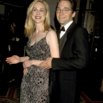 Laura Linney with her ex husband David Adkins