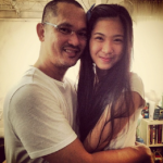 Lou Yanong with her father Michael Yanong