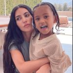 Saint West with his mother Kim Kardashian