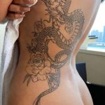 Charlotte Crosby Tattoo on back