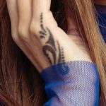 Cheryl's right hand tattoo
