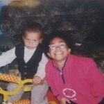 Dele Alli with his sister Barbara Johnson in childhood