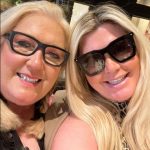 Gemma Collins with her mother Joan Collins