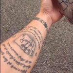Granit Xhaka's left hand backside tattoos
