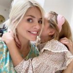 Holly Willoughby with her daughter Belle Baldwin