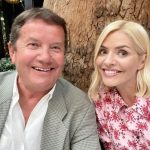 Holly Willoughby with her father Terry Willoughby
