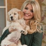 Holly Willoughby with her pet dog-
