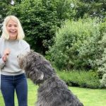 Holly Willoughby with her pet dog